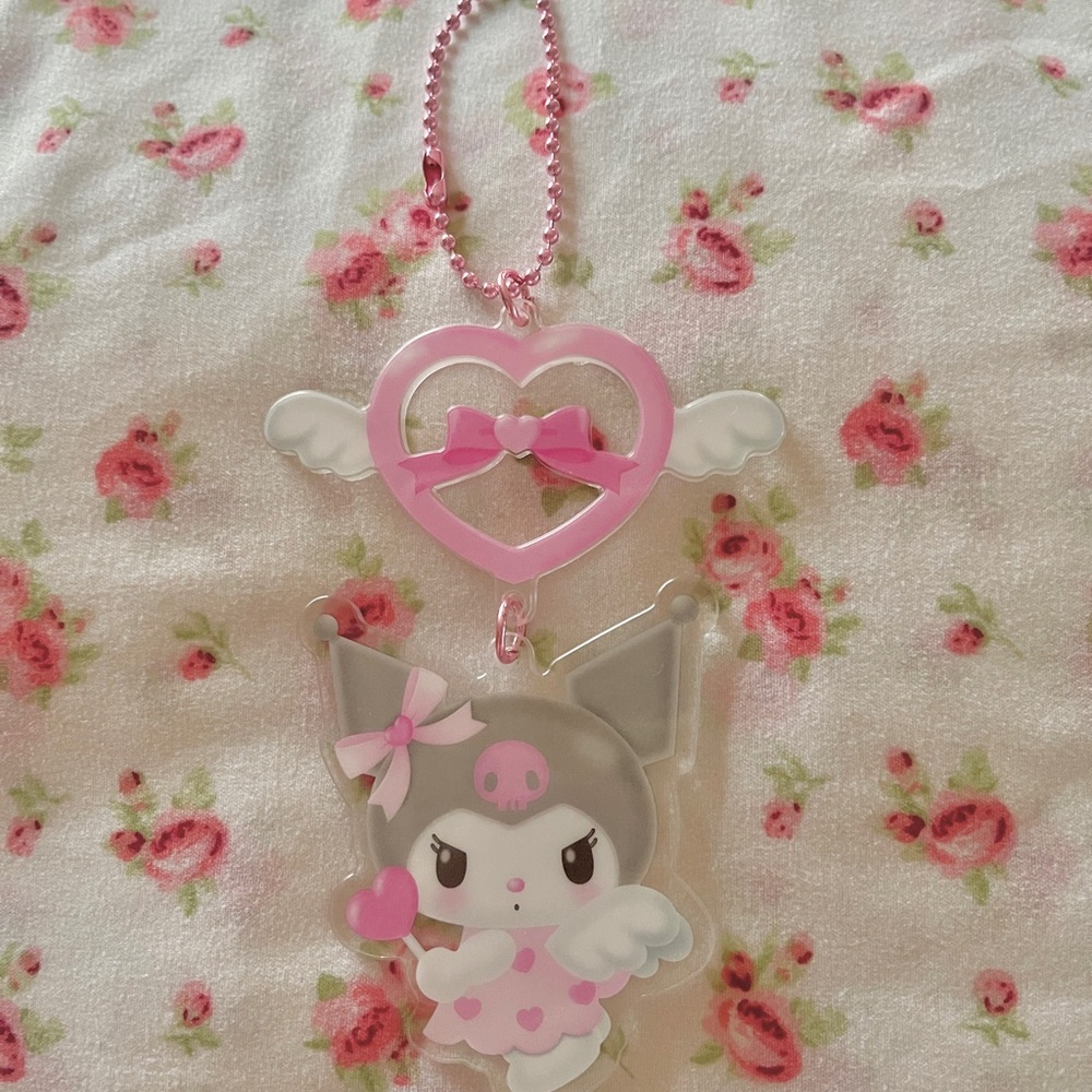 Sanrio Japan Dreaming Angel Series Kuromi keychain
